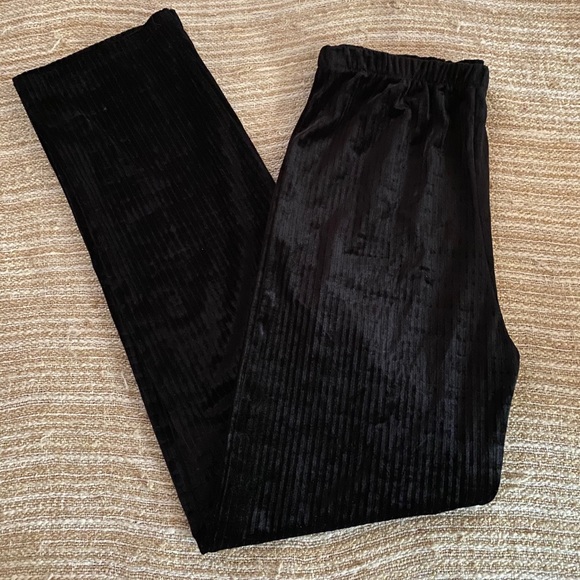 Vintage 90’s Next Era Velvet Wide Leg Pants Size M - Picture 1 of 8